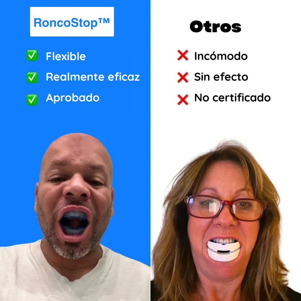 RonquidoStop™ — Mejor respiración, mejor sueño, sin dispositivos costosos